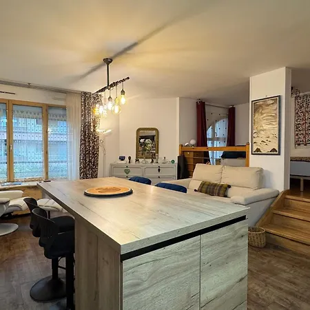 Grand T1 Bis Moderne En Avec Velo Electrique - Animaux Acceptes - Fr-1-555-124 아파트 엑스레뱅